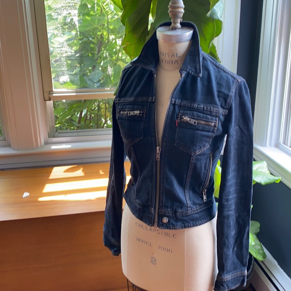 Vintage LEVI’S Moto Style Dk Dnm Jckt